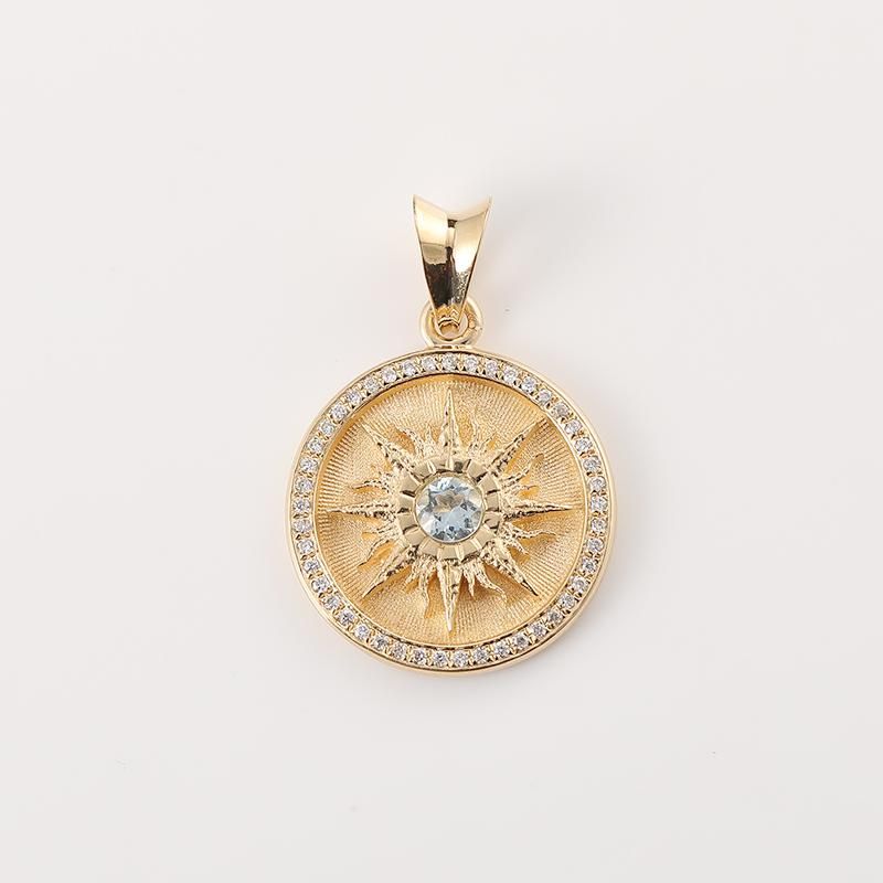 Birthstone Pendant Necklace in 14K Gold, Rose Gold, or Platinum - Luxurious, Creative, and Personalized Gift with Diamonds