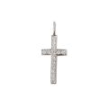 Love And Redemption Cross Pendant 10K + Diamond 0.084ct/14 Gold Classic Fashion Trend