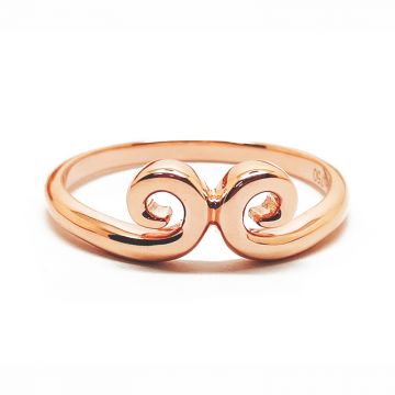 Dahua Journey To The West Great Sage Sun Wukong Band-tightening Spell 18K Rose Gold Ring Love You Forever Couple Ring