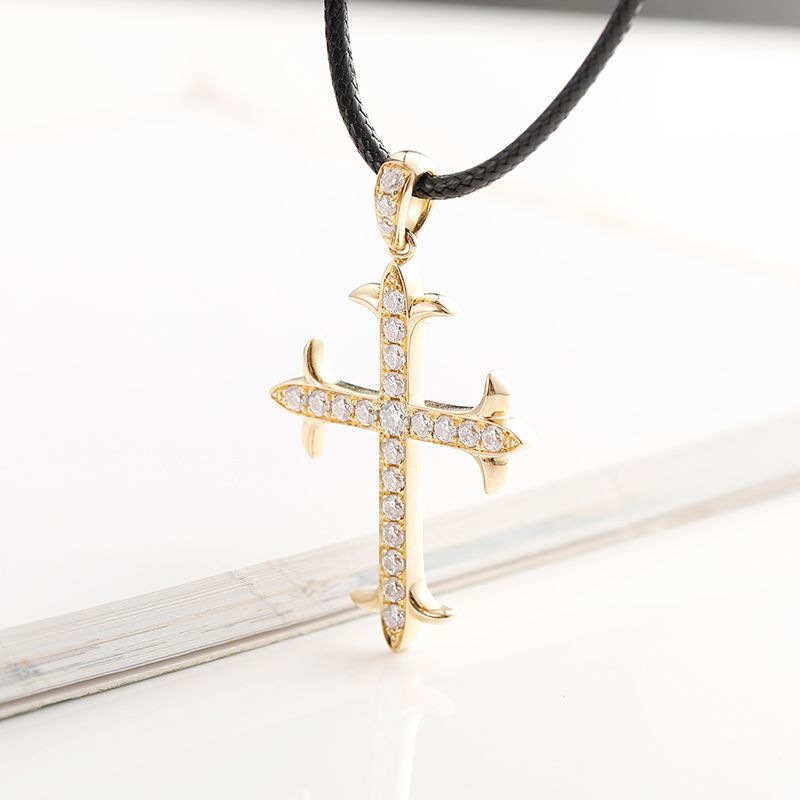 Hip Hop Cross Pendant Necklace Religious Jewelry Bling Platinum Plating Men  Gift | eBay