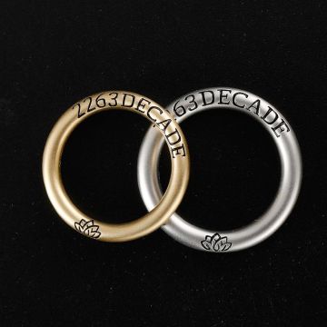 Eye-Catching Love: Unique Couple Rings - 10K Yellow Gold, Rose Gold, and Platinum with Side Engraving and Matte Finish