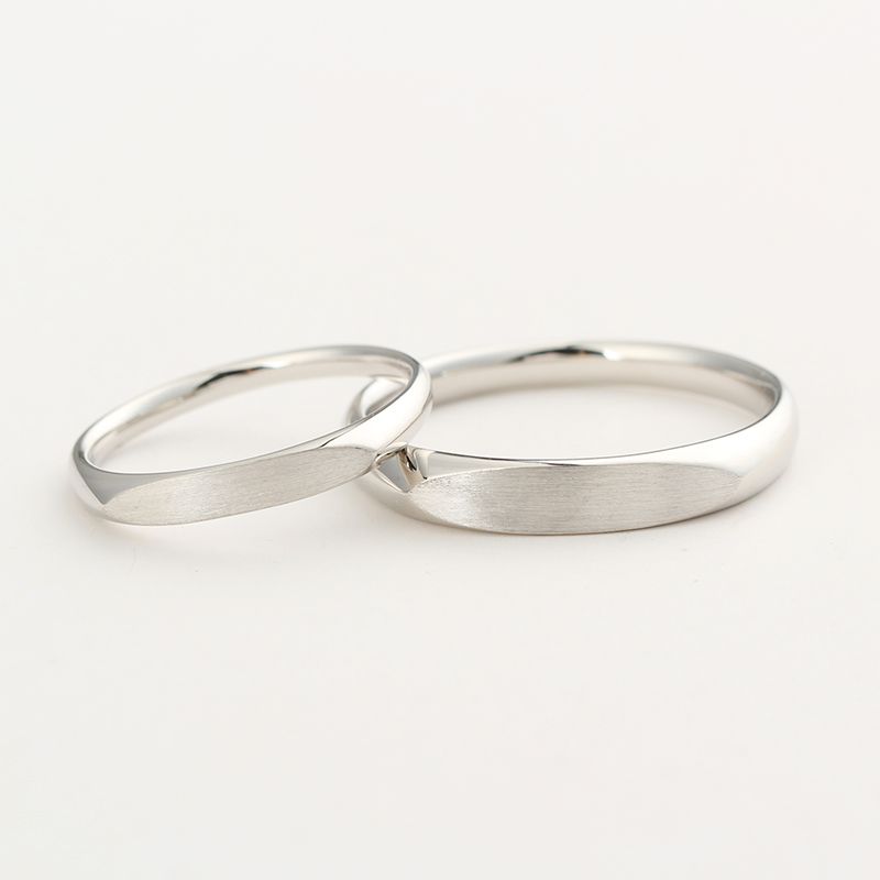 Have Mutual Affinity Platinum PT950 Couple Rings for Men and Women Pair Original Genuine Simple Creative Design
