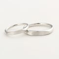 Have Mutual Affinity Platinum PT950 Couple Rings for Men and Women Pair Original Genuine Simple Creative Design