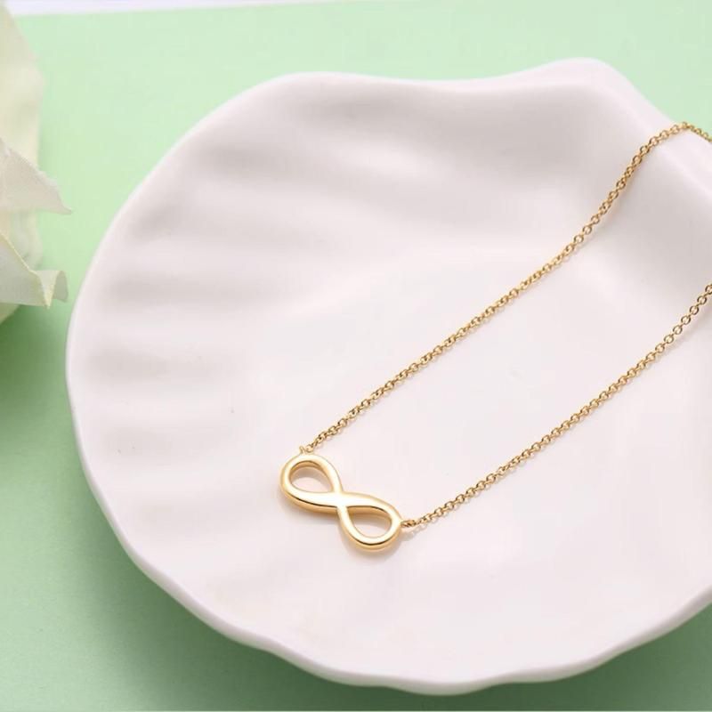Women's 10k Yellow Gold Celtic Knot Heart Infinity Charm Pendant - Handcrafted Jewelry