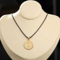 10K Gold Dragon and Phoenix Pendant - Unisex Chinese Zodiac Charm Necklace