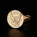 18K Gold Phoenix Ring - A Symbol of Rebirth and Immortality