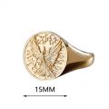 18K Gold Phoenix Ring - A Symbol of Rebirth and Immortality
