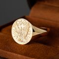 18K Gold Phoenix Ring - A Symbol of Rebirth and Immortality