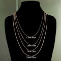 18K Gold Rose Platinum Necklace Women Thin Cross Collarbone Chain Sweater Long Versatile Simple