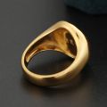 A Deer Has You Ancient Chinese Deer Seal Ring 18k Gold Rose Platinum Tail Ring For Men And Women