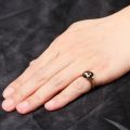 A Deer Has You Ancient Chinese Deer Seal Ring 18k Gold Rose Platinum Tail Ring For Men And Women