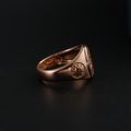 All-seeing Eye of Providence Three-dimensional Ring with 10K Gold, Rose Gold or Platinum Freemasonry Europe and America Fashion Personality Men Rings Original Design