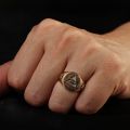 All-seeing Eye of Providence Three-dimensional Ring with 14K Gold, Rose Gold or Platinum Freemasonry Europe and America Fashion Personality Men Rings Original Design