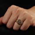 All-seeing Eye of Providence Three-dimensional Ring with 18K Gold, Rose Gold or Platinum Freemasonry Europe and America Fashion Personality Men Rings Original Design