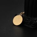 Ancient Rome U.S.A Statue of Liberty Small gold coin Necklace with 10K Gold, Rose Gold or Platinum Vintage Coin Pendant Customized