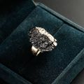 Buddha vs Demon Ring - 18K Yellow Gold and White Gold, Unique Chinese-Style Customizable Male Ring