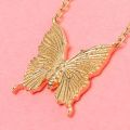 Butterfly Pendant - Transformational Journey from Cocoon to Butterfly in 10K White Gold, Rose Gold, or Platinum with Original Chinese-Style Design for Women