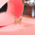 Butterfly Pendant - Transformational Journey from Cocoon to Butterfly in 10K White Gold, Rose Gold, or Platinum with Original Chinese-Style Design for Women