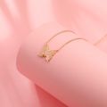 Butterfly Pendant - Transformational Journey from Cocoon to Butterfly in 14K White Gold, Rose Gold, or Platinum with Original Chinese-Style Design for Women