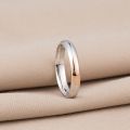 Gold Wedding Ring Grind in Fade Couple Time Rings 10K Yellow Gold Silver-plated Japanese Creativity