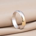 Gold Wedding Ring Grind in Fade Couple Time Rings 10K Yellow Gold Silver-plated Japanese Creativity