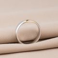 Gold Wedding Ring Grind in Fade Couple Time Rings 10K Yellow Gold Silver-plated Japanese Creativity