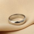 Ring for Men 10K Yellow Rose White Gold Personality Domineering Single Hipster Plain