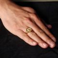 The Praying Hands Ring Gifts for Men and Women 10K Gold Platinum Luxury Originality Customized