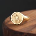 The Praying Hands Ring Gifts for Men and Women 10K Gold Platinum Luxury Originality Customized