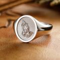 The Praying Hands Ring Gifts for Men and Women 10K Gold Platinum Luxury Originality Customized