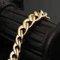 Cuban Link Chain Diamond 10K Yellow Gold Double Rows Full Dense Diamond Setting Fashion Thick Necklace Customized