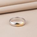 Gold Wedding Ring Grind in Fade Couple Time Rings 14K Yellow Gold Silver-plated Japanese Creativity