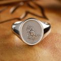 The Praying Hands Ring Gifts for Men and Women 14K Gold Platinum Luxury Originality Customized