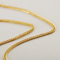 Chopin Chain 18K Yellow Gold Necklace Golden Universal Versatile Men and Women Classic Fashion AU750 Plain Gold Chain