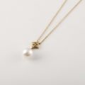 Happy And Full Pearl Pendant 10K Elegant Temperament Customization