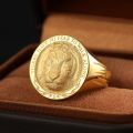 Majestic Tiger King - TIGERS HAVE NO FEAR TO WALK ALONE 10K Yellow Gold Tiger Ring