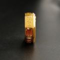 The Four Great Divine Beasts Gold Transfer Bead Qinglong Baihu Zhuque Xuanwu 10K Gold Bracelet Beads Pendant