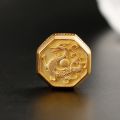 The Four Great Divine Beasts Gold Transfer Bead Qinglong Baihu Zhuque Xuanwu 10K Gold Bracelet Beads Pendant