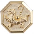 The Four Great Divine Beasts Gold Transfer Bead Qinglong Baihu Zhuque Xuanwu 10K Gold Bracelet Beads Pendant