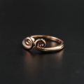 Dahua Journey To The West Great Sage Sun Wukong Band-tightening Spell 14K Rose Gold Ring Love You Forever Couple Ring