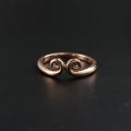 Dahua Journey To The West Great Sage Sun Wukong Band-tightening Spell 14K Rose Gold Ring Love You Forever Couple Ring