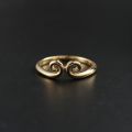 Dahua Journey To The West Great Sage Sun Wukong Band-tightening Spell 14K Rose Gold Ring Love You Forever Couple Ring