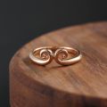 Dahua Journey To The West Great Sage Sun Wukong Band-tightening Spell 14K Rose Gold Ring Love You Forever Couple Ring