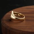 Eye Of Ra Ancient Egyptian Sun God Ring 14K Yellow Gold White Rose Platinum Independent Goddess