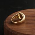 Eye Of Ra Ancient Egyptian Sun God Ring 14K Yellow Gold White Rose Platinum Independent Goddess