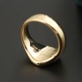 Family Seal Ring 14K Rose Gold Yellow Platinum Badge Stamp Fire Paint Male And Female Pinky Tail Rings Customized