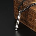 Small Gold Whistle Necklace Can Blow 14k Gold Platinum Male Female Lovers Pendants Customized