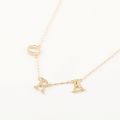 Dazzling Diamond Letter Pendant 18K Yellow Gold - Embrace Individuality and Creativity