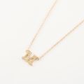 Dazzling Diamond Letter Pendant 18K Yellow Gold - Embrace Individuality and Creativity