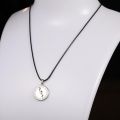 Embracing Imperfections - 10K White Gold or Platinum Diamond Pendant with Natural Diamonds for Unique Mens and Womens Necklace